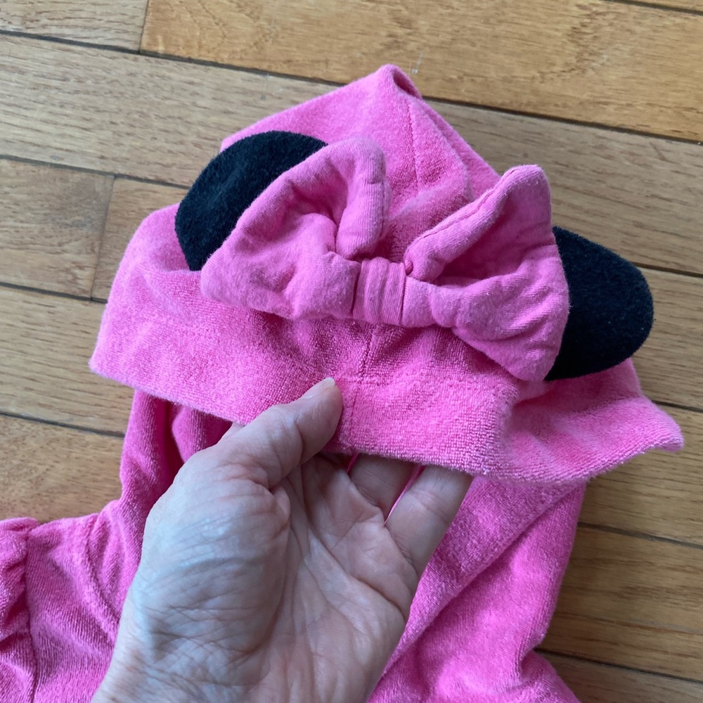 Disney Pink Minnie Mouse girls terry cloth coverup - Picture 7 of 13